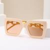 Nuevas Gafas de Sol de Calle de Marco Grande Estilo Cadena de Personalidad de Moda, Gafas de Sol de Sombrilla de Moda Venta Directa Transfronteriza Europea y Americana