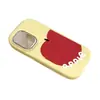 Manzana Roja Adecuado para Funda de Teléfono Móvil Apple 17 Iphone1Promax Anticaídas y Antideslizante Cubierta Protectora Simple para Teléfono Móvil