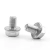 En Stock Acero Inoxidable 304 Tornillos de Brida Hexagonales Externos Dentados Ampliados M4~M16 Tornillos de Brida Antideslizantes Hexagonales Externos