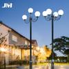Luz de Paisaje de Jardín Aluminio Fundido a Presión Comunidad Exterior Luz de Patio Jardín 3m Luz LED de Poste Alto Farola Luz LED de Patio