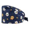 Boné Cirúrgico Quimioterapia Feminina Impressão Dental Oral Algodão Médico Nurst Cap Sala de Cirurgia Chapéu Masculino Dustproof Working Cap