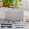 Prato de Ninho de Porcelana Branca Pura Prato Japonês Doméstico Prato de Cerâmica para Sopa Louça Criativa para Forno Prato de Prato Arroz Assado Prato Fundo
