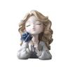 Desenhos animados menina casa decorações cofrinho ornamentos luz luxo tv vinho gabinete desktop poupança cofrinho presente de aniversário