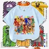 Novo Jogo de Restaurante Pizzy's Parlor Mercadoria Roupas Camiseta de Manga Curta Infantil Top Solto Verão
