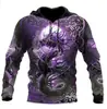 Impressão Digital 3D Europeia e Americana Leão Estampa de Transferência Térmica Moletom Masculino Novo Popular Suéter de Tigre Masculino Suéter Masculino