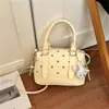 Bolsa Feminina 2026 Fofa Boston Almofada Floral Transversal Moda Novo Estilo Versátil Versão Coreana Bolsa de Ombro para o Dia a Dia