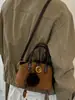 Bolso de diseño único para mujer, colección otoño 2026, bolso de hombro minimalista y relajado estilo coreano, bolso cruzado de color liso a la moda