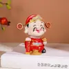 Figura del Dios de la Fortuna que trae Riqueza, Figura Creativa del Dios de la Fortuna con Cabeza Móvil de Resina, Producto Cultural y Creativo para Zonas Escénicas, Directo de Fábrica