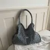 Bolso tote de lona nuevo con estampado de estrellas 2026, bolso de hombro de gran capacidad estilo coreano, bolso casual para estudiantes para la escuela