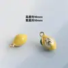 Lindo colgante de aleación de fruta fresa cereza uva Accesorios de material para joyería DIY Hecha a mano pendientes pulsera collar