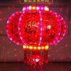 Lanterna giratória de cristal vermelho colorido LED lanterna para caminhada Festival da Primavera Ano Novo casamento pingente de cristal varanda decorações