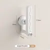 Suporte de Rack para Armazenamento de Faixas de Cabelo com Ventosa Parede do Banheiro Organizador de Acessórios de Cabelo e Elásticos Gancho de Grampo de Cabelo Argola de Cabelo Corda de Cabelo
