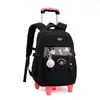 Mochila Carrinho Escolar Infantil Peixe Natural com Seis Rodas para Subir Escadas, Grande Capacidade, Impermeável, Redutora de Carga, Destacável, para Meninos e Meninas, Alunos do Ensino Fundamental