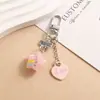Chaveiro Pingente Desenho Animado Gatinho Kt Melhores Amigas Coração de Menina Bolsa de Estudante Pingente Bestie
