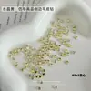 Imitação 1:1 Huazi Cristal de Corte Amarelo Pedrarias para Nail Art K9 Super Brilho Base Plana Pedrarias Irregulares Formato Marquise Decorações de Pedraria Amarela para Unhas Pacote Misto