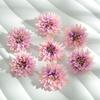 S 7,5cm Flores de Crisântemo Artificiais, Cabeças de Crisântemo de Agulha de Pinheiro, Flores Artificiais de Seda, Flores para Penteado DIY, Decoração de Casa DIY