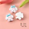 Resina Dibujos Animados Accesorios Pequeños Perro Accesorios DIY Hecho a Mano Pegamento Crema Carcasa de Teléfono Móvil Pegatina para Refrigerador Accesorios para el Cabello
