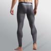 Pantalones térmicos para hombre hechos a medida con separación de pistola y bala, corte ajustado, leggings con bolsillo, estilo básico, otoño e invierno, pantalones térmicos juveniles