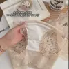 Estilo Floral Pastoral Puro Deseo Algodón Puro Ropa Interior Mujer Cómoda Suave Encaje 10A Antibacteriana Entrepierna Extendida Calzones de Algodón Puro