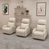 Sofá para salão de unhas, cadeira para spa de pés, sofá elétrico de beleza para pés e cílios, poltrona reclinável com massagem nos pés, cadeira de massagem reclinável multifuncional