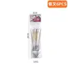 Amazon Transfronterizo Shangchao 6 Piezas Vajilla de Acero Inoxidable Cuchillo y Tenedor Cuchara Hotel Cuchillo y Tenedor para Steak Occidental Traje de 24 Piezas