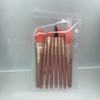 Fabricante Punto Nuevo Juego de 8 Mini Brochas de Maquillaje Mate Juego Portátil de Viaje Juego de Brochas de Maquillaje de Cerdas Suaves