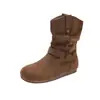 Botas Birkenstock Retro Maillard com Aumento Interno de Altura Femininas 2026 Outono/Inverno Novo Estilo Super Bonitas Vendendo Muito Bem Botas de Camurça Plataforma