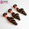 Peruca Malaia Castanho Escuro Cor Castanho Escuro 2# Cabelo Humano Onda Solta