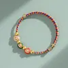 Festival del Bote del Dragón Cuerda Colorida Tejida a Mano Pulseras de Zongzi para Niños y Adultos, Pequeños Zongzi Bolsitas de Tigre, Pulseras de Estilo Étnico