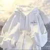 Moletom com capuz resistente de alta qualidade estilo American high street para homens, jaqueta estilo novo primavera e outono 2026, blusa cardigã de alta qualidade