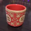 Copos de Vinho Cerâmicos para Oferenda, Uso Doméstico, Uso Comercial, Adoração e Oferenda ao Buda no Templo, Itens Decorativos para o Altar