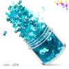 Cross-border gravata borboleta lantejoulas maquiagem mista nail art lantejoulas laser glitter pó conjunto nail art acessórios diamante unhas adesivos