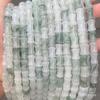 Joyas Anqi jade de hielo natural cuentas sueltas de bambú pulsera DIY hecha a mano accesorios de joyería bambú de jade al por mayor