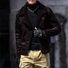 En Stock 23 Más Vendida Chaqueta Gruesa para Hombre de Ante y Piel Sintética Estilo Coreano y Japonés Abrigo de Invierno Amazon