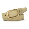 Cinturón Retro de Ante y Piel Genuina para Mujer Otoño e Invierno, Decoración de Moda de Alta Gama, Cinturón Simple y Versátil de 2.8 cm, Nuevo