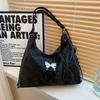 Bolso Popular Transfronterizo para Mujer Bolso de Mariposa de Alta Gama Bolso de Hombro Único Textura Popular para Ir al Trabajo Bandolera Mochila Tote Bolso Grande Venta al por Mayor