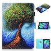 Adequado para capa de couro plana para iPad 10.9 Pro 11 polegadas 2024 impressão pintada de desenho animado com porta-cartões