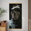 Youke Black Myth Wukong Serie Destino Hombre Juego Alrededores Madera Maciza Colgante Foto Fondo Pared Sala de Estar Dormitorio Digital Óleo