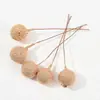 Decoración Navideña de Rama de Frutos Rojos de Cristal de Hielo Simulada para Árbol de Navidad, Accesorios para Guirnaldas DIY, Bayas Rojas Escarchadas
