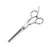 Tijeras de peluquería tijeras de belleza de corte plano dentadas tijeras para flequillo finas fabricantes tijeras de peluquería de acero inoxidable corte plano flequillo fino