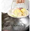 Rejilla para Cocinar al Vapor de Acero Inoxidable 304 para Uso Doméstico, Mini Rejilla para Cocinar al Vapor con Patas Altas, Trípode para Olla Arrocera, Platos y Huevos al Vapor, Venta al por Mayor desde el Fabricante