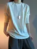 Camiseta de Manga Larga a Rayas Suaves Estilo Americano para Hombre, Sudadera de Otoño Cleanfit con Cuello Redondo, Top Base Holgado