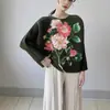 Ropa para Mujer Tallas Grandes para Mujeres Gordas, Corte Holgado, Camiseta Elegante de Manga Larga Adelgazante, Estampada con Perlas, Elegante, Rejuvenecedora, Top Plisado, Ropa para Mamá