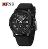 OFNS Venta Caliente Reloj de Cuarzo para Hombre de Negocios Casual con Tres Ojos y Seis Manecillas Multifuncional Impermeable con Calendario