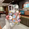 Funda Transparente Floral Pintada a Mano Estilo Bosque 17 para iPhone 18 Pro Max, Funda Suave Artística Resistente a Rayones con Impresión de Imagen Personalizada