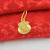 Pulseira de ouro areia pingente DIY latão banhado cor de ouro loja de ouro 24k com pingente de ouro falso outlet de fábrica