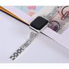 Adecuado para Correas de Apple Watch Iwatch Generación 1-11 Universal Lujo Ligero Cadena de Cuatro Filas con Incrustaciones de Diamantes Correa de Reloj en Stock