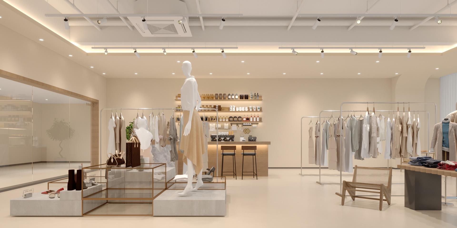 广州源头工厂 - 欧美爆款女装店整店输出 - 货架