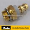 Conector tipo Pagoda Lecolli rosca externa BSPP BSPT rosca interna métrica conector para refrigerante ar comprimido