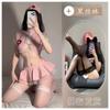 Lingerie sexy roupa de enfermeira role-playing paixão vazamento de leite uniforme tentação para evitar desejo puro traje de princesa